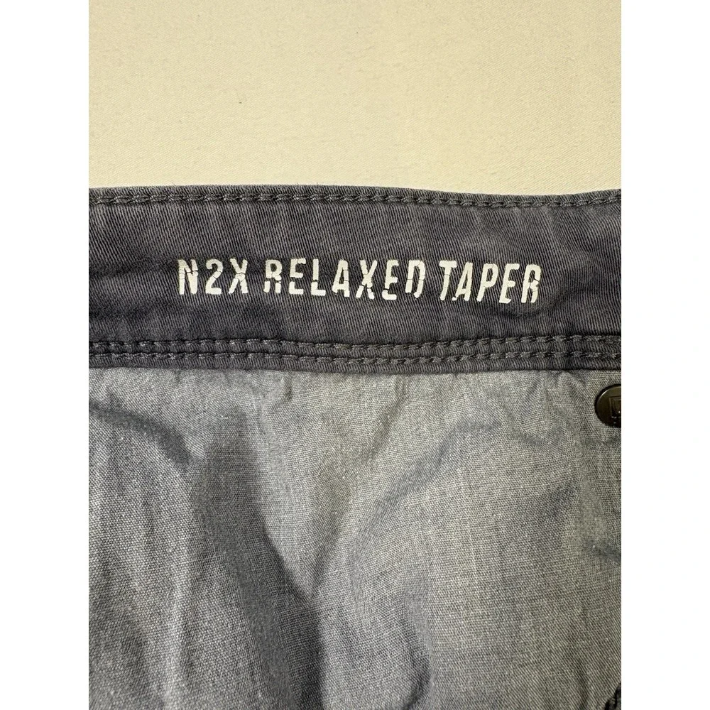 DU/ER Men's No Sweat Pant N2X Relaxed Taper Gray Chino 32x31